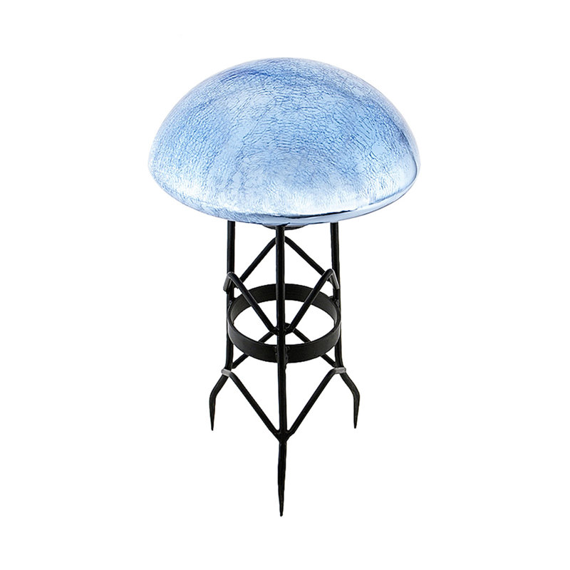 Globe craquelé, Bleu lapis