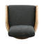 Chaise pivotante en rotin Keegan