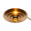 Lampe sur pied à arc 1 lumière Rancho Mirage - 86 po, finition laiton patiné, abat-jour noir mat et feuille d'or, M-121589500