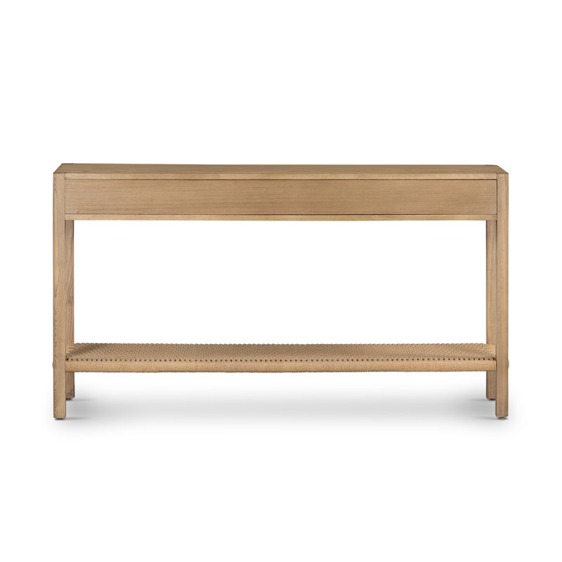 Zuma 55'' W Solid Wood Console Table, Natural Wood