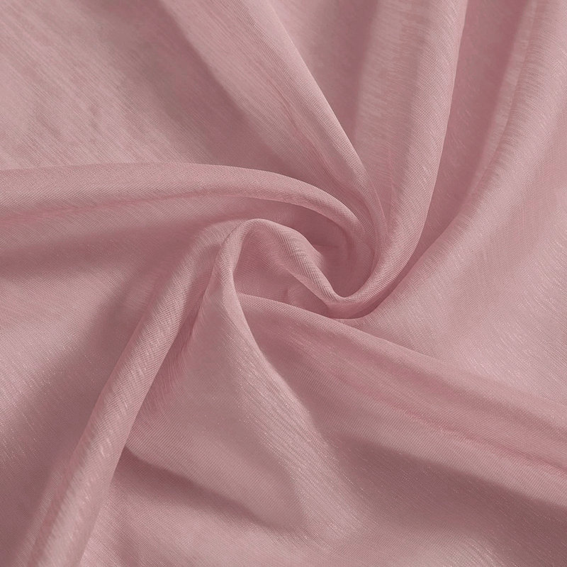 Paire de rideaux transparents Alohna, Rose