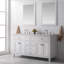 Meuble-lavabo de 44 po blanc et chêne-475837940