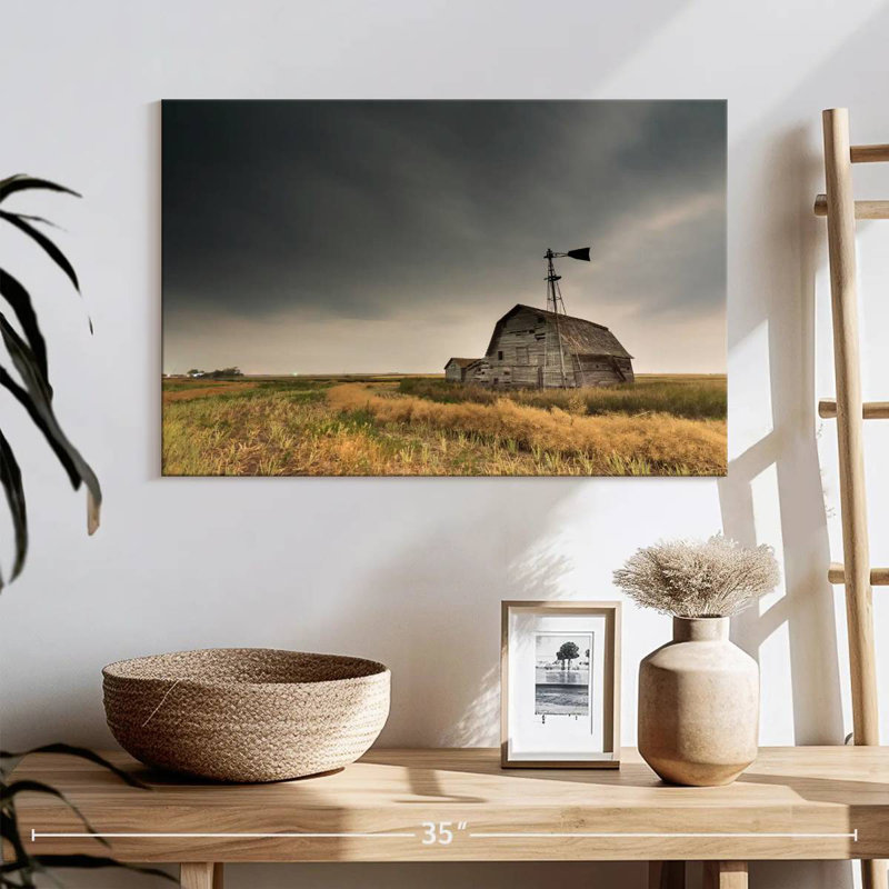 Alvord Saskatchewan Vintage Barn, 16" H x 24" W