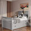 Lit plateforme avec tête de lit, compartiments de rangement et 4 tiroirs-1915472200