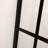 Frameless Fixed Shower Door, 38 In. W X 72 In. H, Single Panel, Easy Clean, Satin Black Hardware, Shower Door