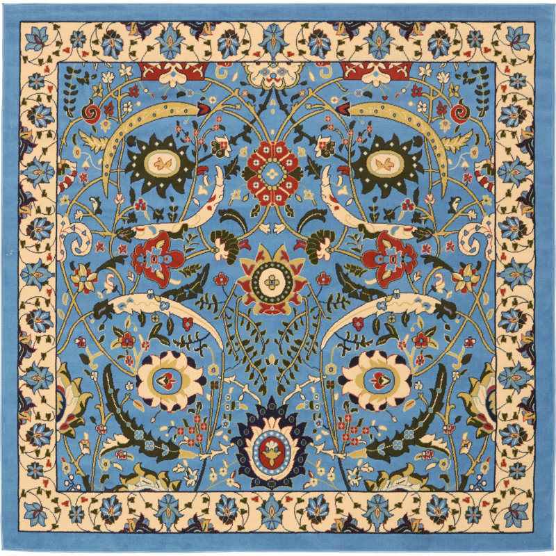 Tapis bleu Britannia, Carré 8 pi