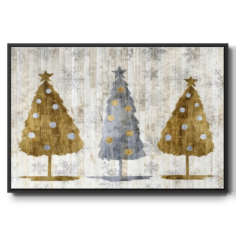 Soph Sophical Christmas Collection A, reproduction d'art sur toile, Cadre noir, H 17 po x l 25 po x P 1,5 po