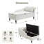 Chaise longue de rangement en velours Eastham-1395053787-1395031065