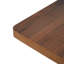 Table de salle à manger rectangulaire en bois massif noyer H 29,5 po x P 35,5 po x l 63 po