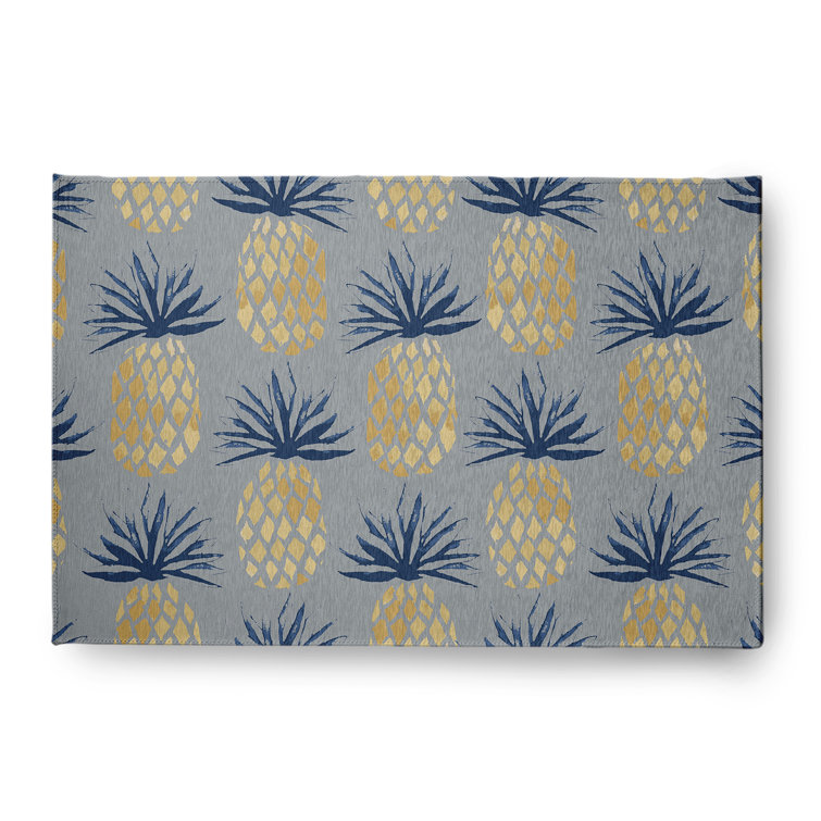 Chenille Floral Indoor Rug