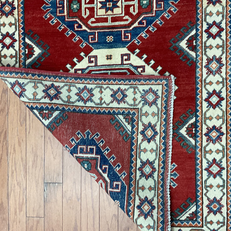 Handmade Kazak Wool Rug