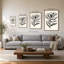 «Ink Flower I Cream» par Sara Zieve Miller - Impression sur toile