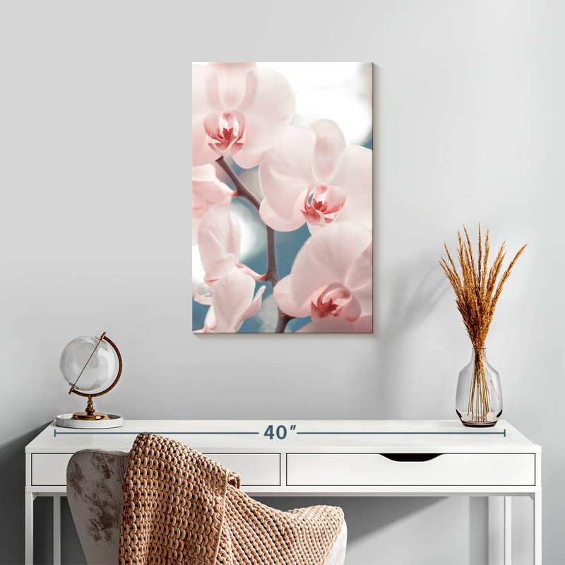 Harnek Light Pink Orchids, 24" H x 16" W