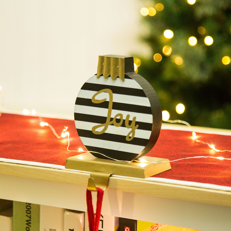 Striped Ornament Stocking Holder