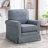 Hedwige 33" W Modern Soft Wide Upholstered Striped Swivel Arm Accent Chair-1085024321