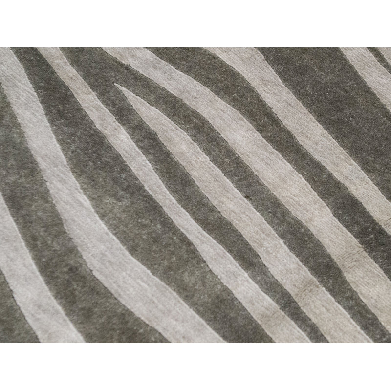 Wool Animal Print Area Rug