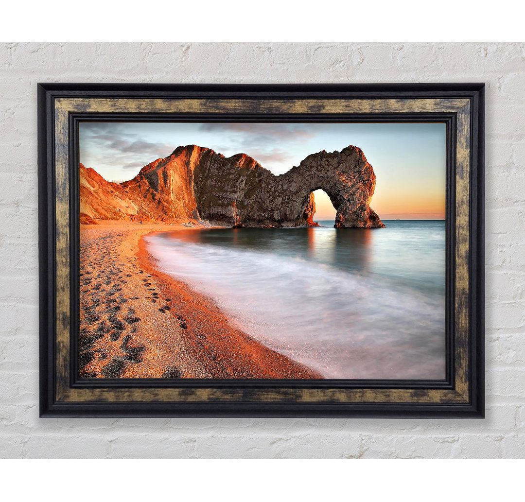 Durdle Door England - Einzelner Bilderrahmen Kunstdrucke