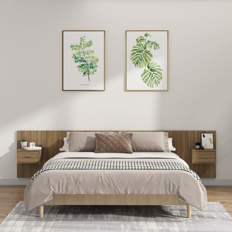 Mooresville Headboard, Double (4'6), Concrete Grey