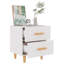 Jahleya 2 Drawer Bedside Table-122938569