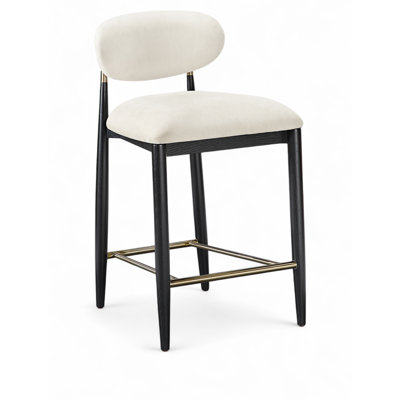 Riccio Fabric Upholstered Stool