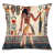Motif géométrique doré rétro