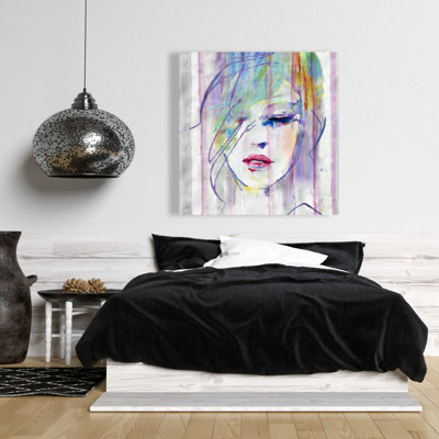 Beauté abstraite - Toile illustrative pour femme