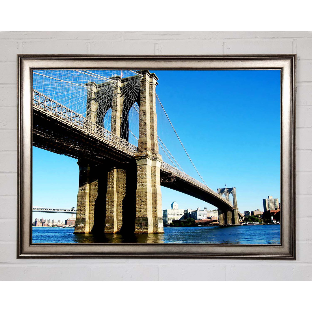 Brooklyn Bridge By Day - Einzelne Bilderrahmen Kunstdrucke