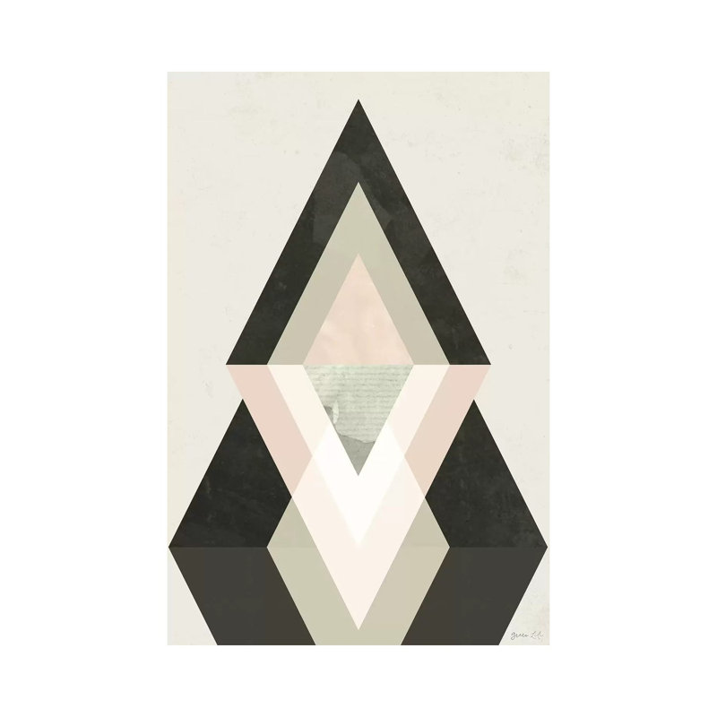Mountains Beyond Mountains II by Green Lili - Wrapped Canvas Painting, 20.32 cm H x 30.48 cm W