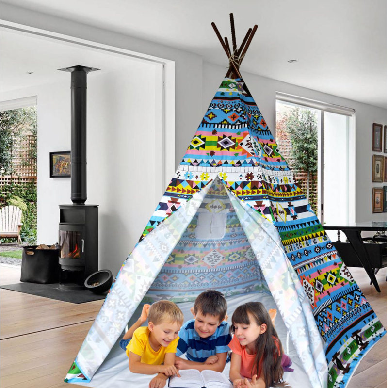 Tente de jeu triangulaire pour 5 personnes