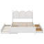 Grand lit plateforme avec 2 grands tiroirs, lit gigogne simple TG-106403903
