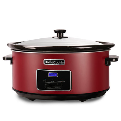 Mijoteuse programmable HomeCookin 7 pte - rouge