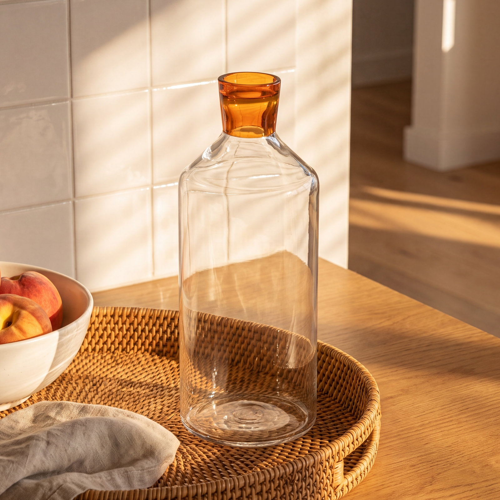 Tarifa Borosilicate Carafe, Amber