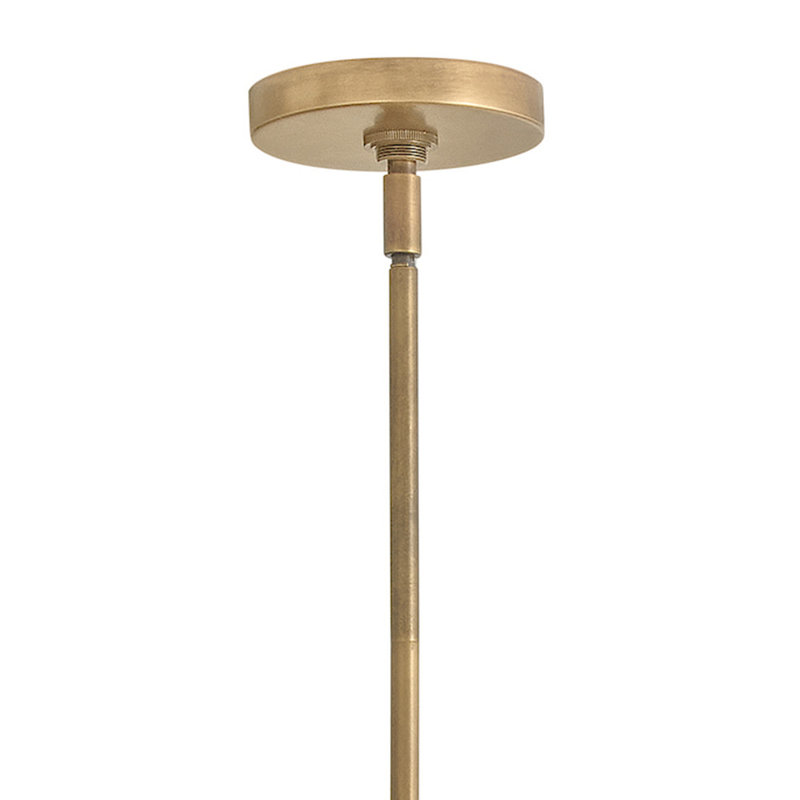 Vena Teardrop Single Light Pendant with Hand-Blown Etched Opal Glass, Gold