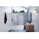 Vela 30.5 in. x 58.25 in. Frameless Single Fixed Bath Panel