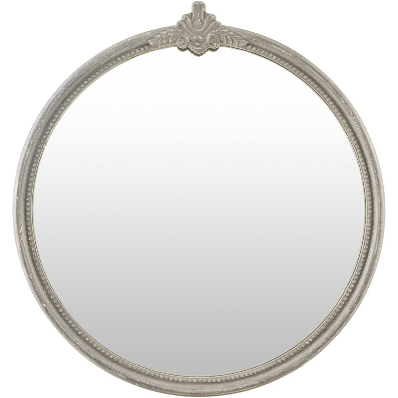 Miroir décoratif Giustina, Gris