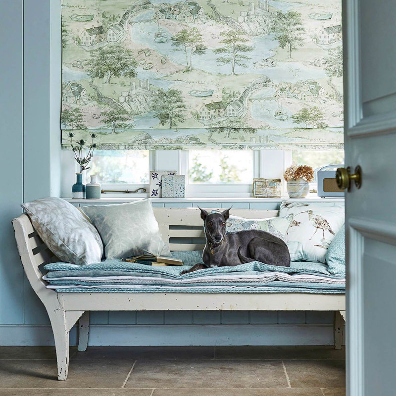 Sea Houses Fabric