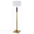 Klorik 62'' Brass Traditional Floor Lamp