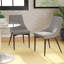 Chaise d'appoint en lin Leonitus-33716142