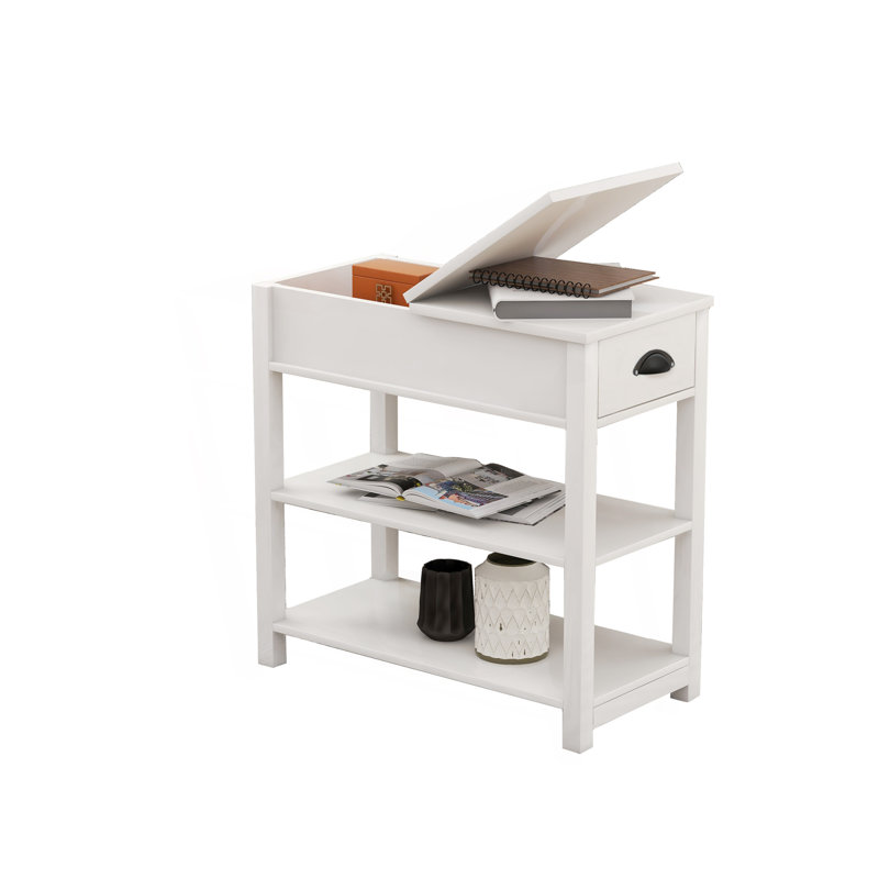 Narrow Side Table With Drawer, Accent Table
