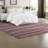 Elegant Ivory Jacquard Bedding Sets, Polyester Comforter For Home