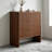 Modern 3 Drawers Dresser for Bedroom, Dressers & Chest of Drawers, Storage Cabinet Wavy Pattern Modern Bedside Cupboard Dressing Table For Bedroom Living Room Hallway Walnut-1076473483
