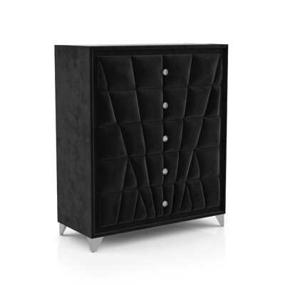 Tennessee 48.5" Height 5-Drawer Wood Chest