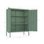 Armoire d'appoint en métal vert sauge 32 po Naomi-727709326