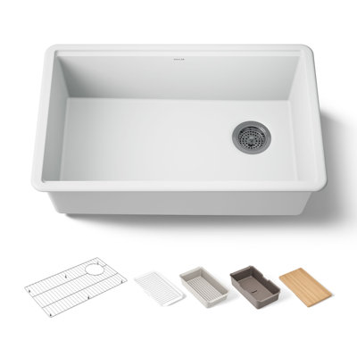 Billings Undermount Single-Bowl Workstation Kitchen Sink