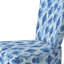 Chaise d'appoint Coastal - Chaise d'appoint bleue Ikat-296279294