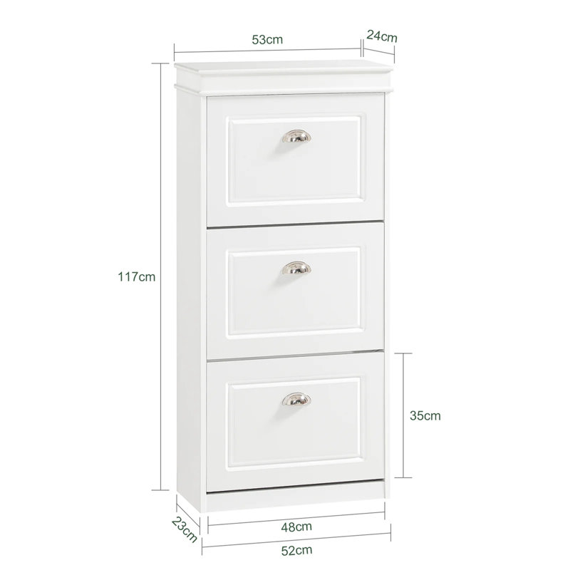 10 Pair Shoe Storage Cabinet
