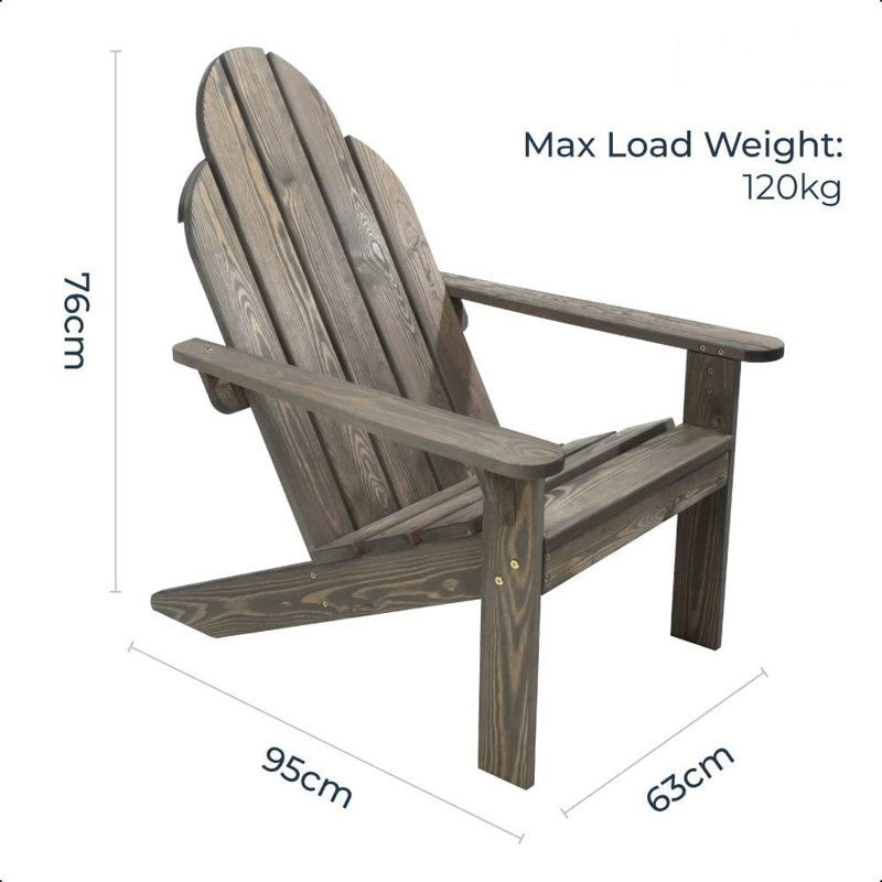 Cambell Wood Outdoor Adirondack Chair