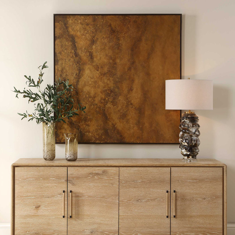 Toile peinte à la main «Uttermost Burn»