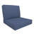 28.5" W Indoor and Outdoor Water-Repellent and UV-Resistant Deep Seat Cushion Set-151150016-150699473