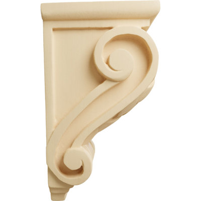 Support en bois / corbeau H 7 po x l 3,5 po x P 4 po